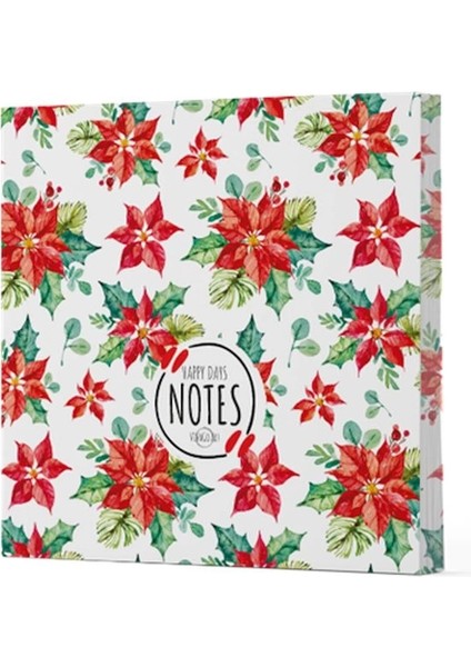 Yılbaşı 6 - Çizgisiz Yan Boyamalı Defter