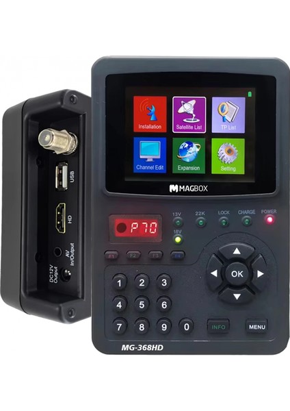 MG-368HD 3.5 Inç Full Hd LCD Ekranlı Görüntülü Dijital Uydu Yön Bulucu (4887)