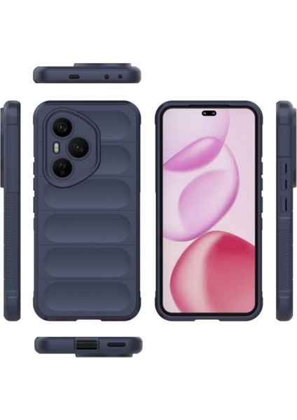 Honor 400 Pro Uyumlu Kılıf Etnik Optimum Mat Kamera Korumalı Silikon Lacivert fiyatları