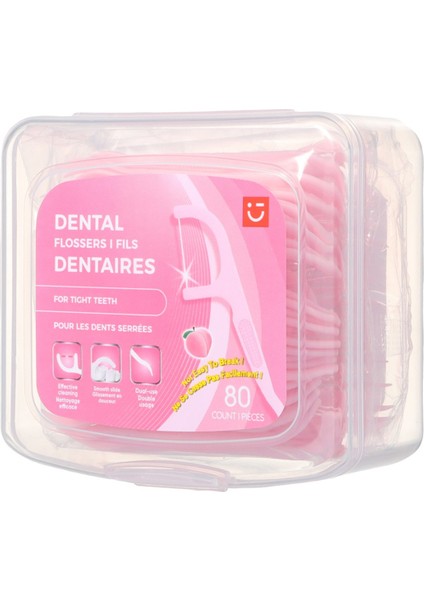 Kürdan Tipi Şeftali Aromalı Diş Ipi (80 Adet) fırsatları