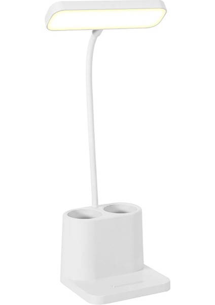 Kalemlikli LED Masa Lambası 3 Renk Dokunmatik Kontrol Kademesiz Parlaklık Ayarlanabilir Telefon Standlı Küçük Masa Lambası Çalışma Için Tak ve Çalıştır Sürümü (Yurt Dışından) fırsatları