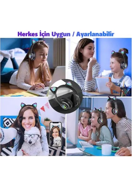 Stn-28 Rgb Bluetooth 5.0 Kulaküstü Çocuk Kulaklığı