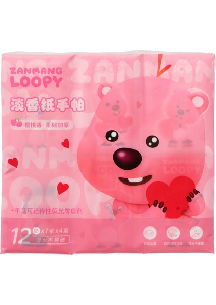 Zanmang Loopy Kokulu Kağıt Mendil 7Yp. (12 Paket) fiyatları