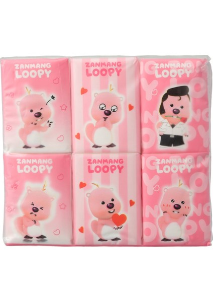Zanmang Loopy Kokulu Kağıt Mendil 7Yp. (12 Paket)
