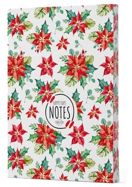 Yılbaşı 6 - Yan Boyamalı Çizgili Defter