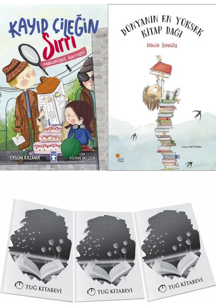 Kayıp Çileğin Sırrı ve Dünyanın En Yüksek Kitap Dağı + Hediyeli