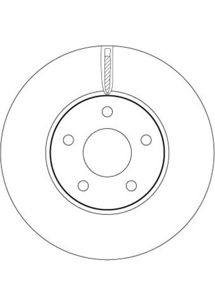 Otoses TRW-DF6975 Fren Dıskı On Havalı 282-5 Ford: Focus Iv 1