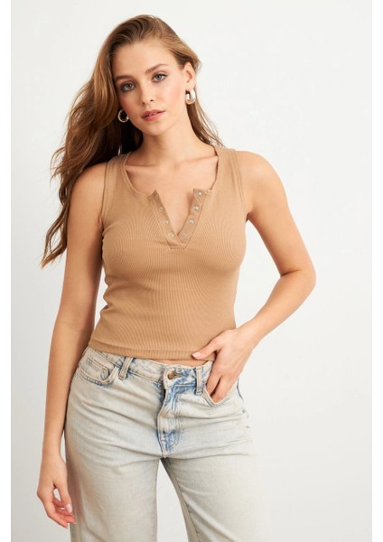 Kadın Camel Patlı Kaşkorse Bluz MK02 fiyatları