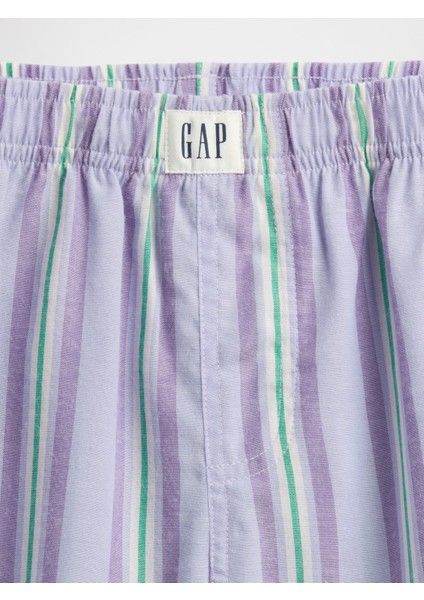 Erkek Çocuk Çizgili Kids Geri Dönüştürülmüş Poplin Pijama Pantolonu fiyatları