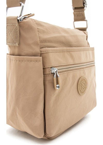 Kadın Çok Gözlü Suya Dayanıklı Paraşüt Kumaş Ayarlanabilir Çapraz Askılı Omuz Çantası fiyatları