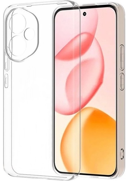 Honor 400 Uyumlu Kılıf Süper Silikon Kamera Korumalı Şeffaf Renksiz