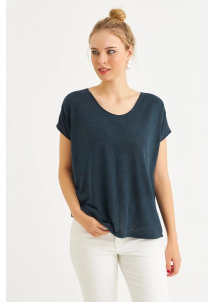 Kadın Lacivert Basic Bluz AYD410 indirimleri