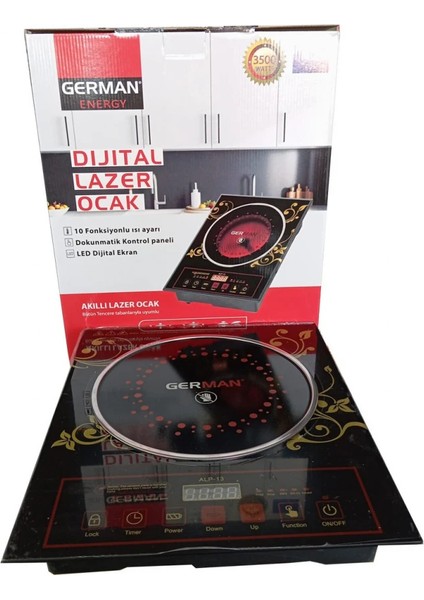 Ailipu German Energy Dijital Ailipu Lazer Ocak 3500W