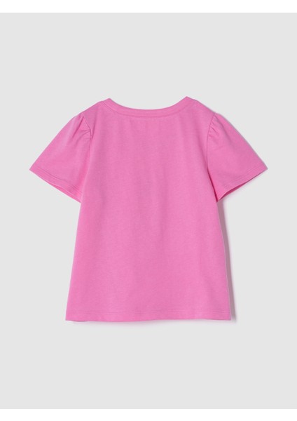 Kız Bebek Koyu Pembe Baby & Toddler Brannan Bear Gap Logo T-Shirt fiyatları