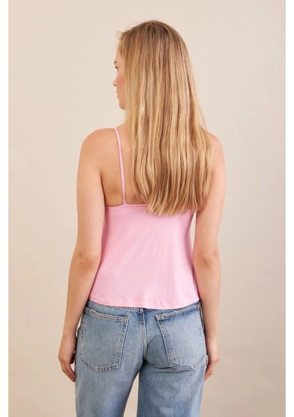 Kadın Pembe Büzgülü Asimetrik Bluz ZH172 fırsatları