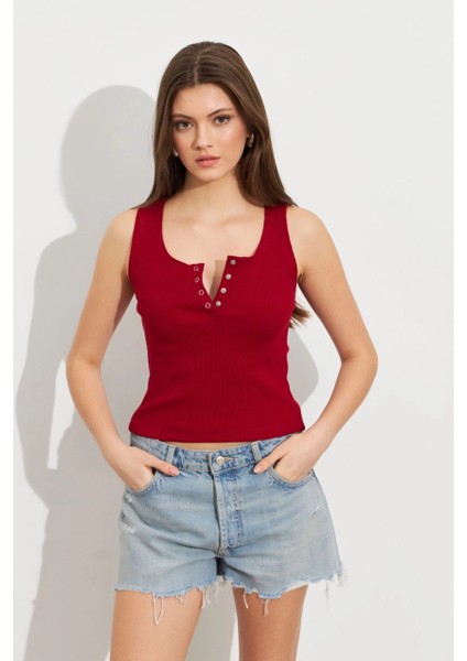 Kadın Bordo Patlı Kaşkorse Bluz MK02 fiyatları