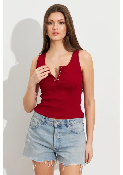 Kadın Bordo Patlı Kaşkorse Bluz MK02 modelleri