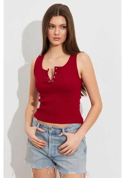 Kadın Bordo Patlı Kaşkorse Bluz MK02 fırsatları