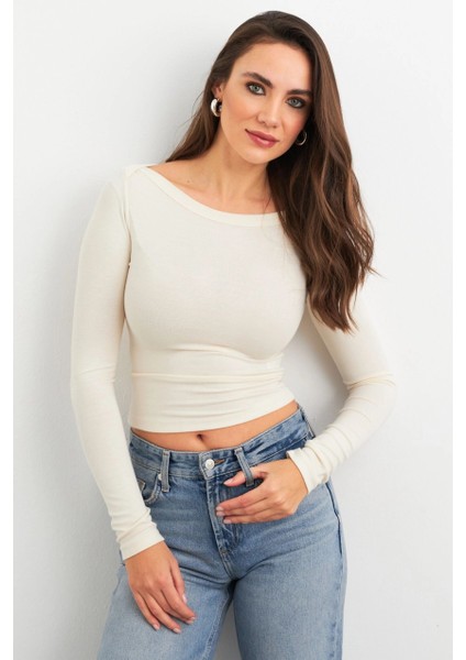 Kadın Ekru Bluz MX9390 fiyatları