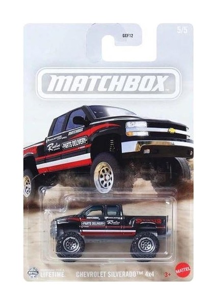 Matchbox Chevrolet Silverado 4x4 GGF12 JCG50