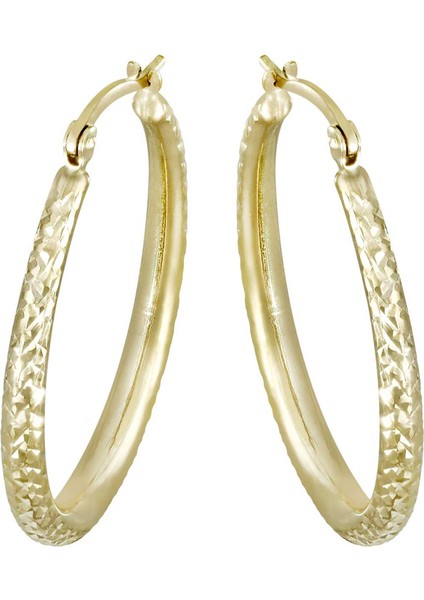 Altın Halka Küpe T075431