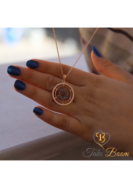 Davut Yıldızı Kolye - Yahudiler Için Kalkan Kolye - Megan'ın Yıldız Kolyesi - Miks Taş fırsatları