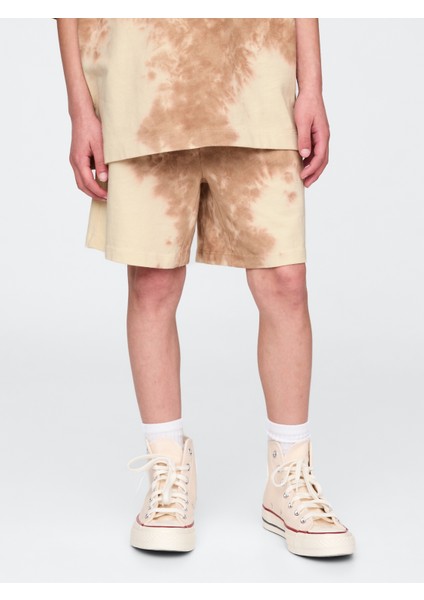Erkek Çocuk Açık Kahverengi Kids 5" Washed Kolay Şortlar modelleri
