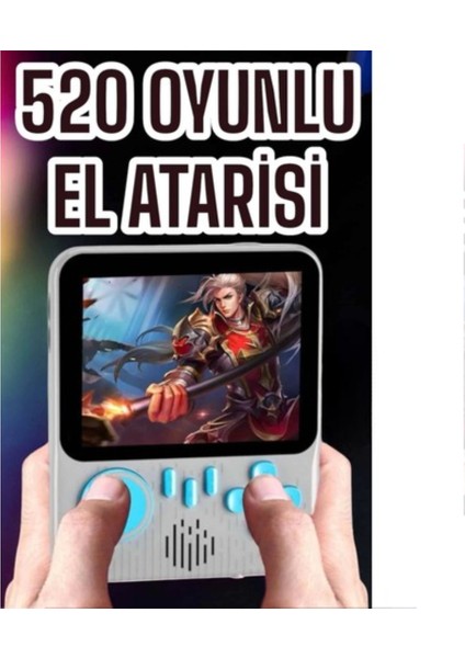 Oyun Konsolu Retro Oyun Konsolu Tv'ye Bağlanabilir Taşınabilir