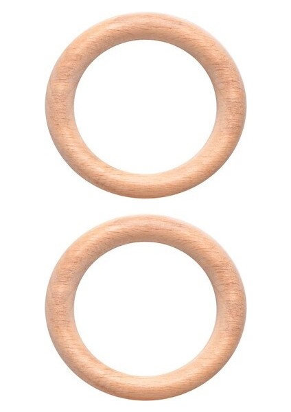 Amigurimi Ahşap Halka 7 cm 2'li