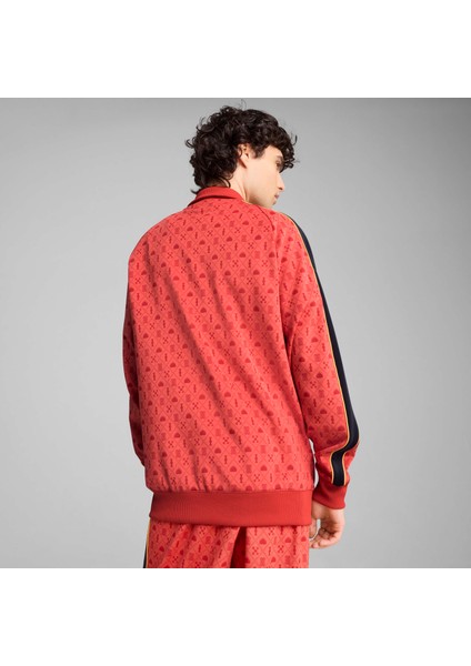 Erkek Puma T7 Track Jacket Kırmızı Erkek Ceket fırsatları