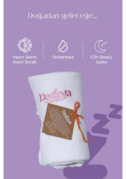 Boyasız Organik Pamuk Bebek Yastık Kılıfı modelleri