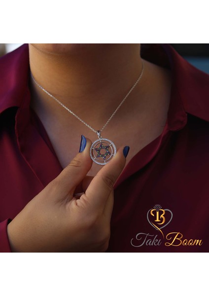 Davut Yıldızı Kolye - Yahudiler Için Kalkan Kolye - Megan'ın Yıldız Kolyesi - Miks Taş