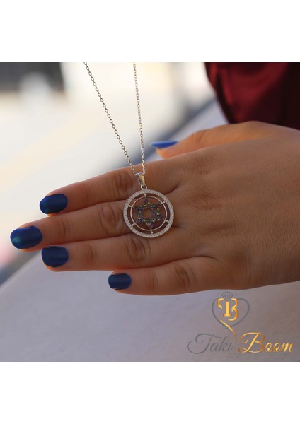 Davut Yıldızı Kolye - Yahudiler Için Kalkan Kolye - Megan'ın Yıldız Kolyesi - Miks Taş