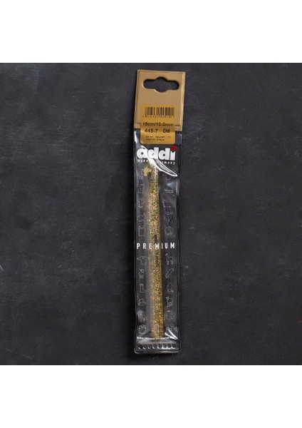 Champagner 10MM 15CM Plastik Simli Yün Tığ -