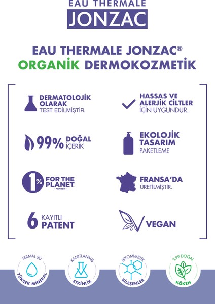 Eau Thermale Jonzac Rehydrate Organik Sertifikalı Hipoalerjenik Yüz Maskesi 50 ml. fiyatları