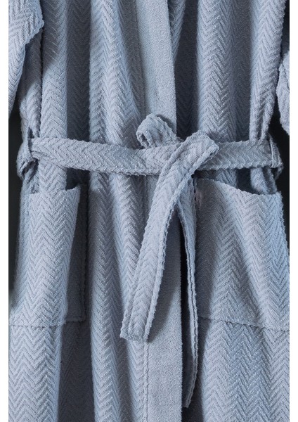 Nicola Kimono %100 Pamuk Erkek Bornoz - Mavi fırsatları