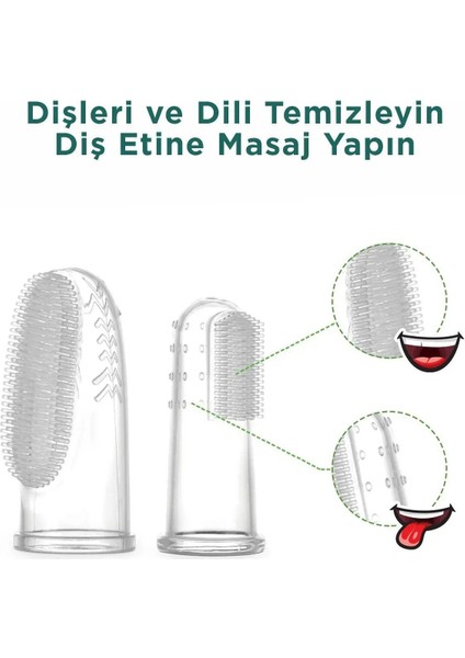 Elite Bebek Diş Kaşıyıcı Silikon Diş Kaşıma Parmağı Erkek Kız Çocuk Ürünleri 1 Adet fırsatları