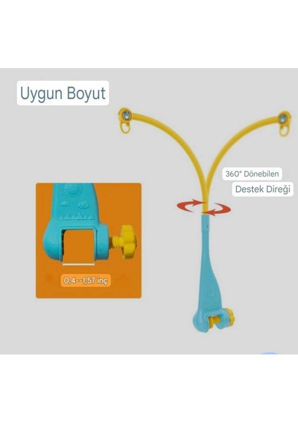 Elite Projektörlü Müzikli Dönence – 360° Döner Bebek Beşik Oyuncağı 1 Adet