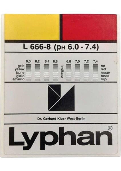 Ph Kağıdı 6.0 / 7.4 Test Stripts 1 Paket