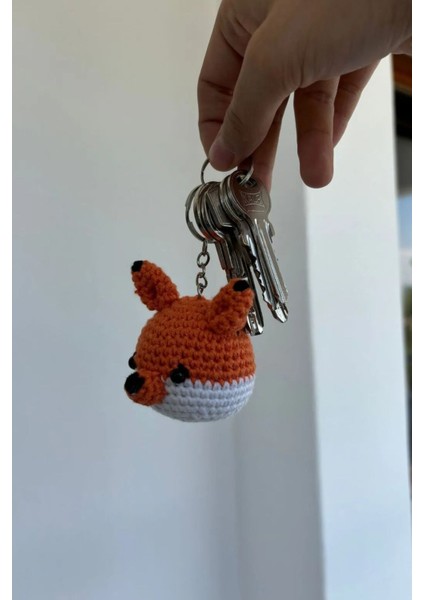 Elite El Yapımı Küçük Prens Tilkisi Amigurumi Anahtarlık & Çanta Süsü 5 cm – %100 Pamuk Örgü Şirin Tasarım 1 Adet fırsatları