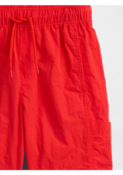 Erkek Çocuk Kırmızı Pull-On Hybrit Kargo Şort fiyatları