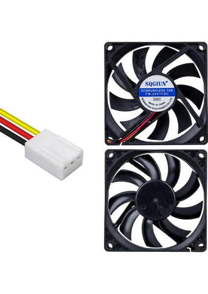 IC-216A 80X80X15MM 24 Volt 3 Pin Fırçasız Dc Fan (4887)