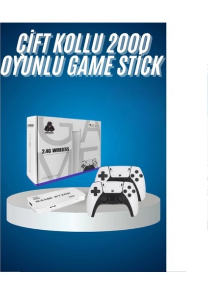 2. 4 Ghz Oyun Konsolu Çift Konsol 4K Ultra Hd Game Stick