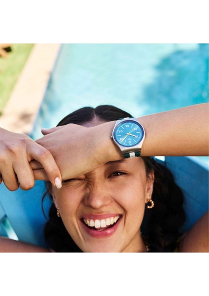 SS07S149 Swatch Casual Stripe Erkek Kol Saati modelleri