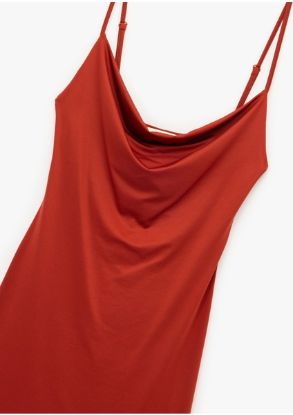 Degaje Yaka Askılı Mini Elbise modelleri