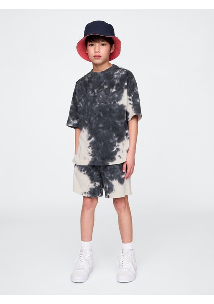 Erkek Çocuk Siyah Kids 5" Washed Kolay Şortlar