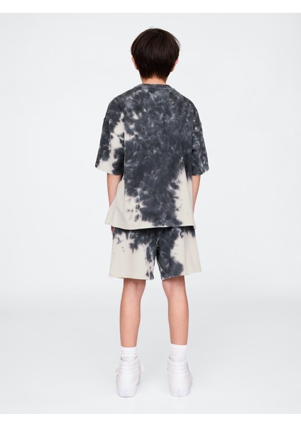 Erkek Çocuk Siyah Kids 5" Washed Kolay Şortlar