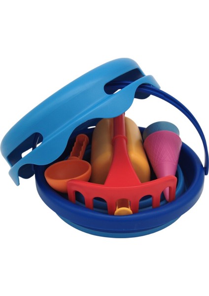 Compactoys - 7in1 Plaj Kovası Seti - Mavi