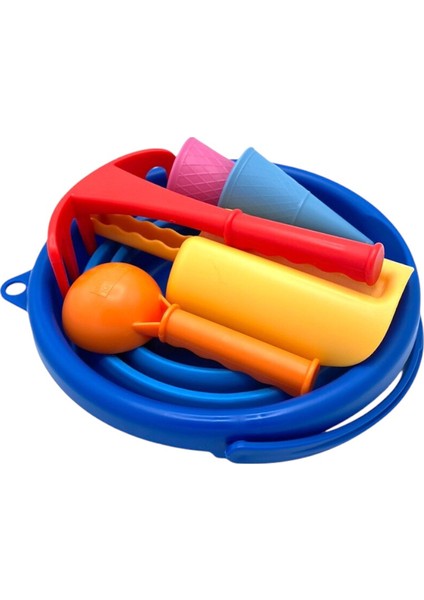 Compactoys - 7in1 Plaj Kovası Seti - Mavi