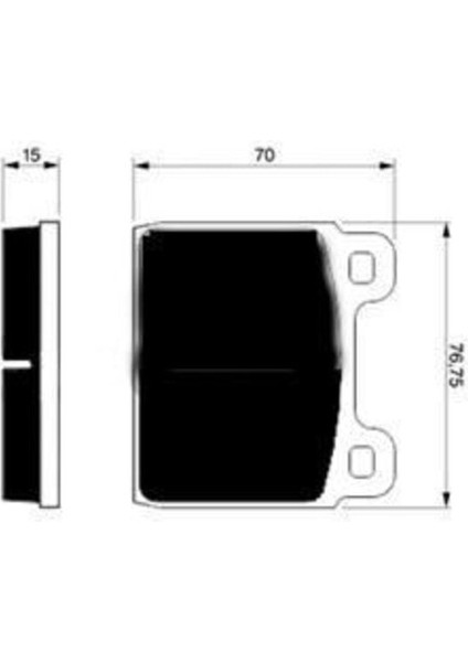 GDB100 Fren Balatası Ön Taunus 76- / W115 / 911 73-